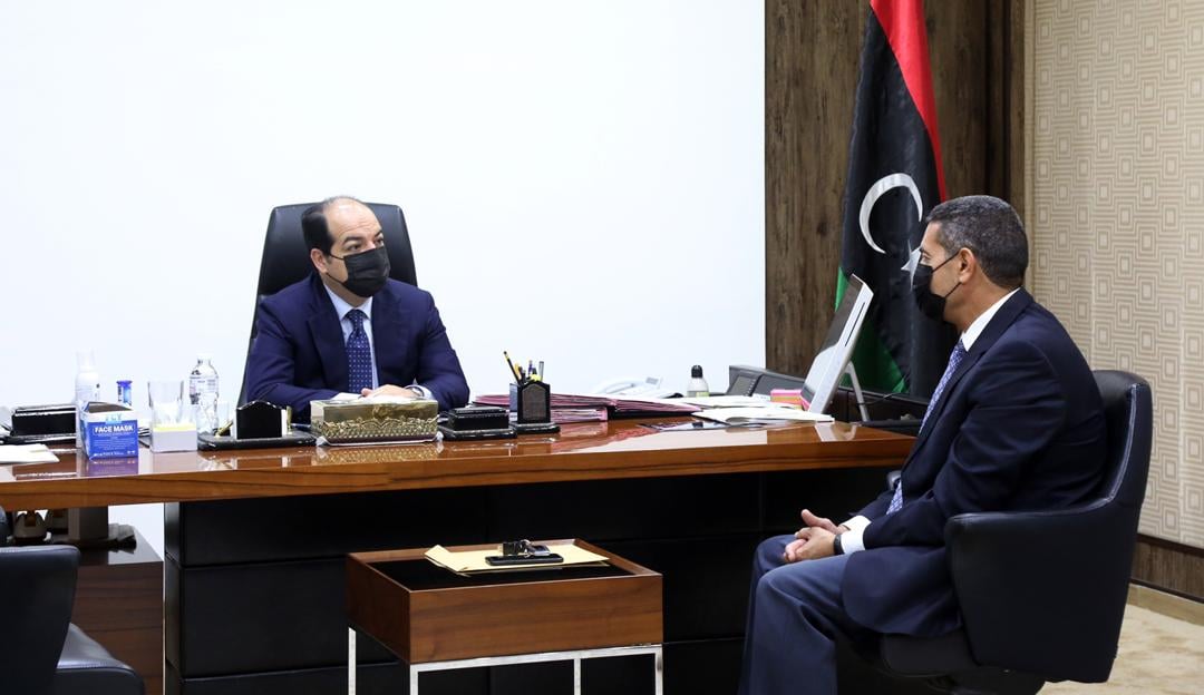 النائب أحمد معيتيق يلتقي رئيس المفوضية العليا للانتخابات